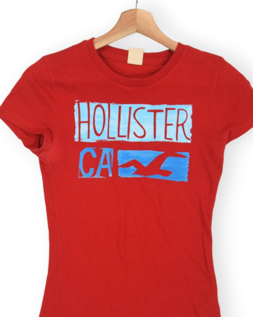 Hollister T-shirt Rossa - SecondChancy